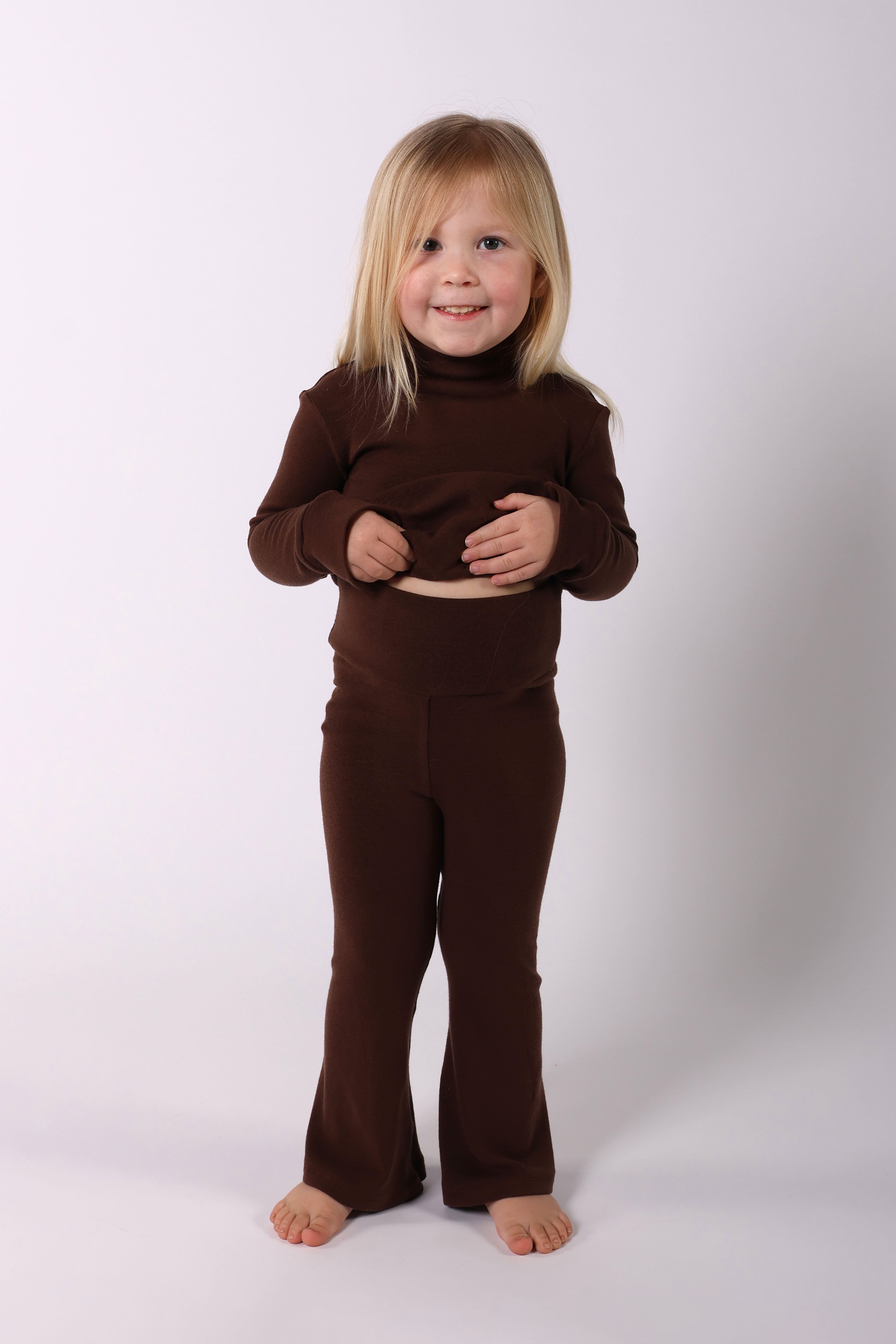 VILLA || DESIGNER WOOL LOUNGEWEAR KIDS YOGA PANT