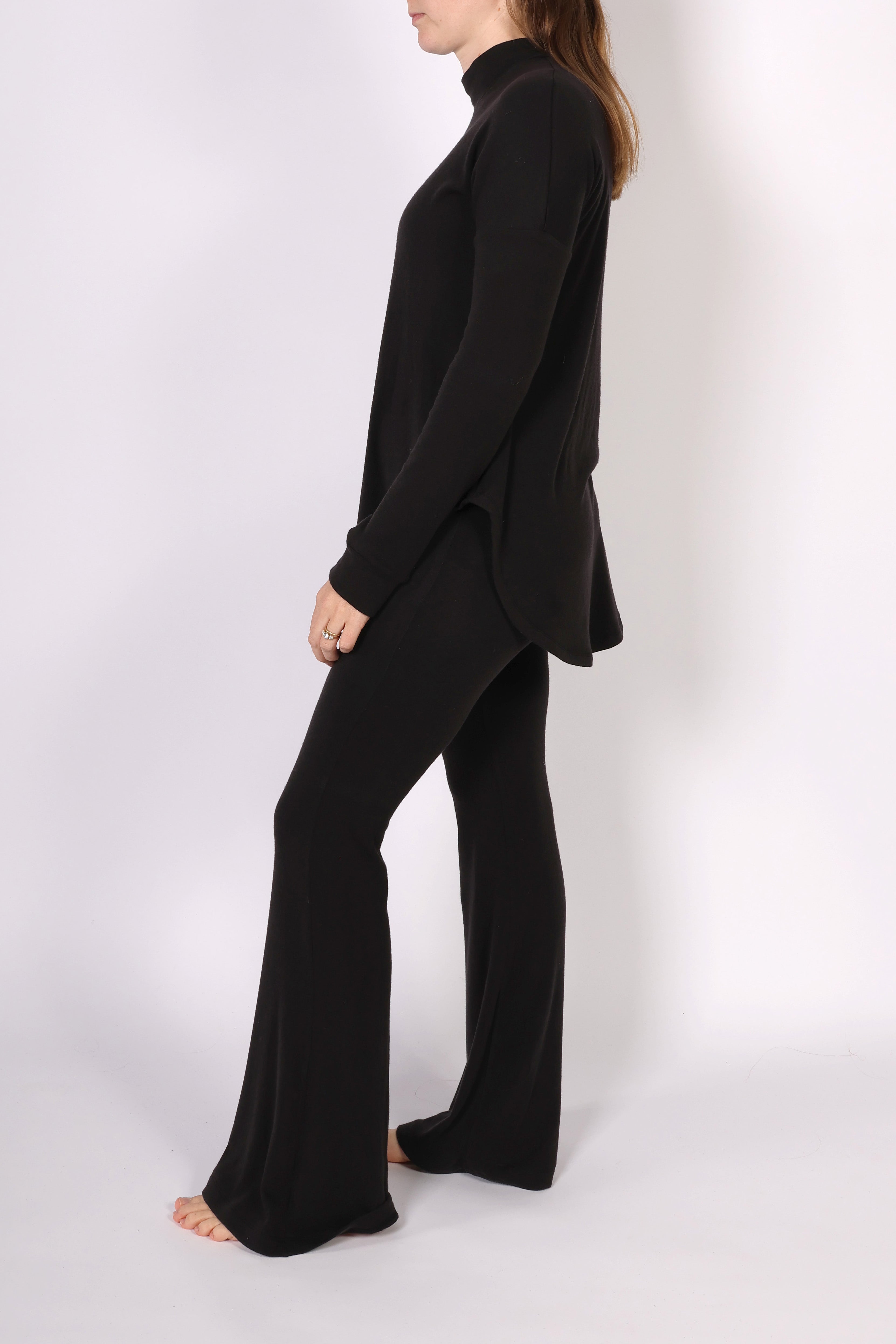 VILLA || WOOL LOUNGEWEAR MATERNITY MOCK NECK TOP