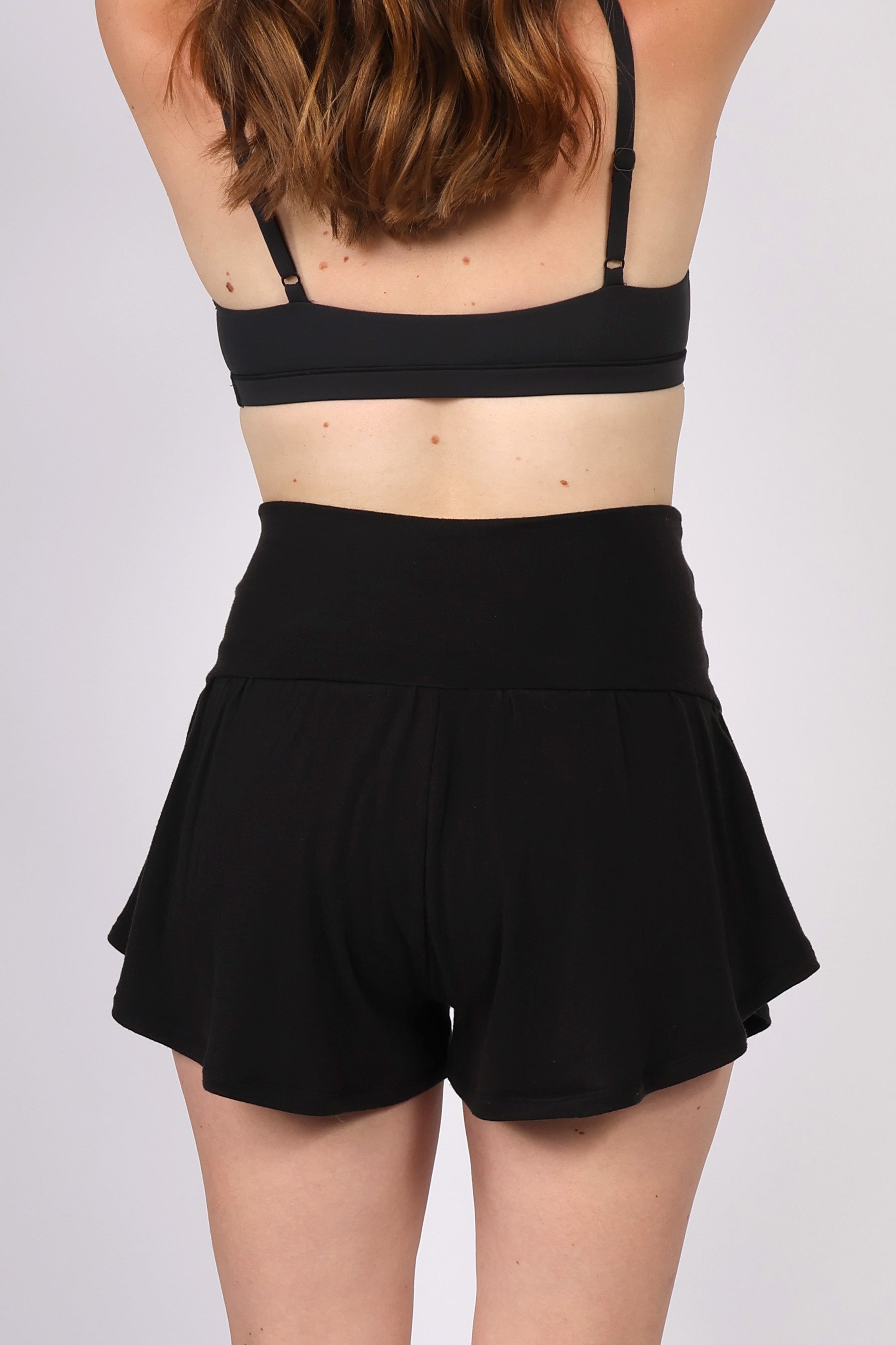 VILLA || WOOL LOUNGEWEAR MATERNITY FLARE SHORT
