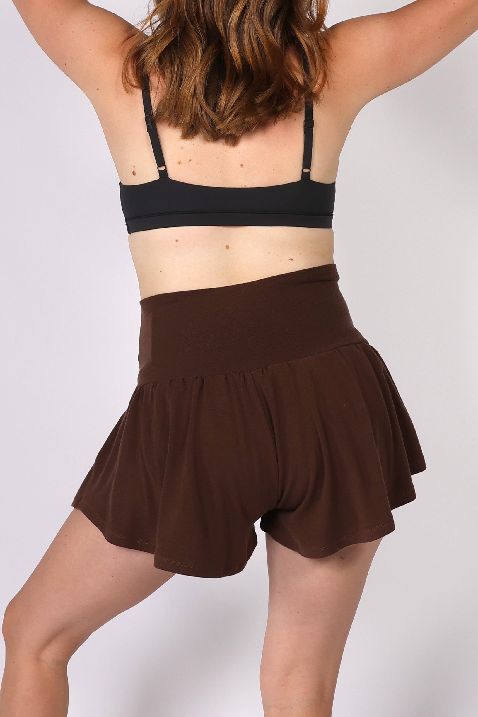 VILLA || WOOL LOUNGEWEAR MATERNITY FLARE SHORT