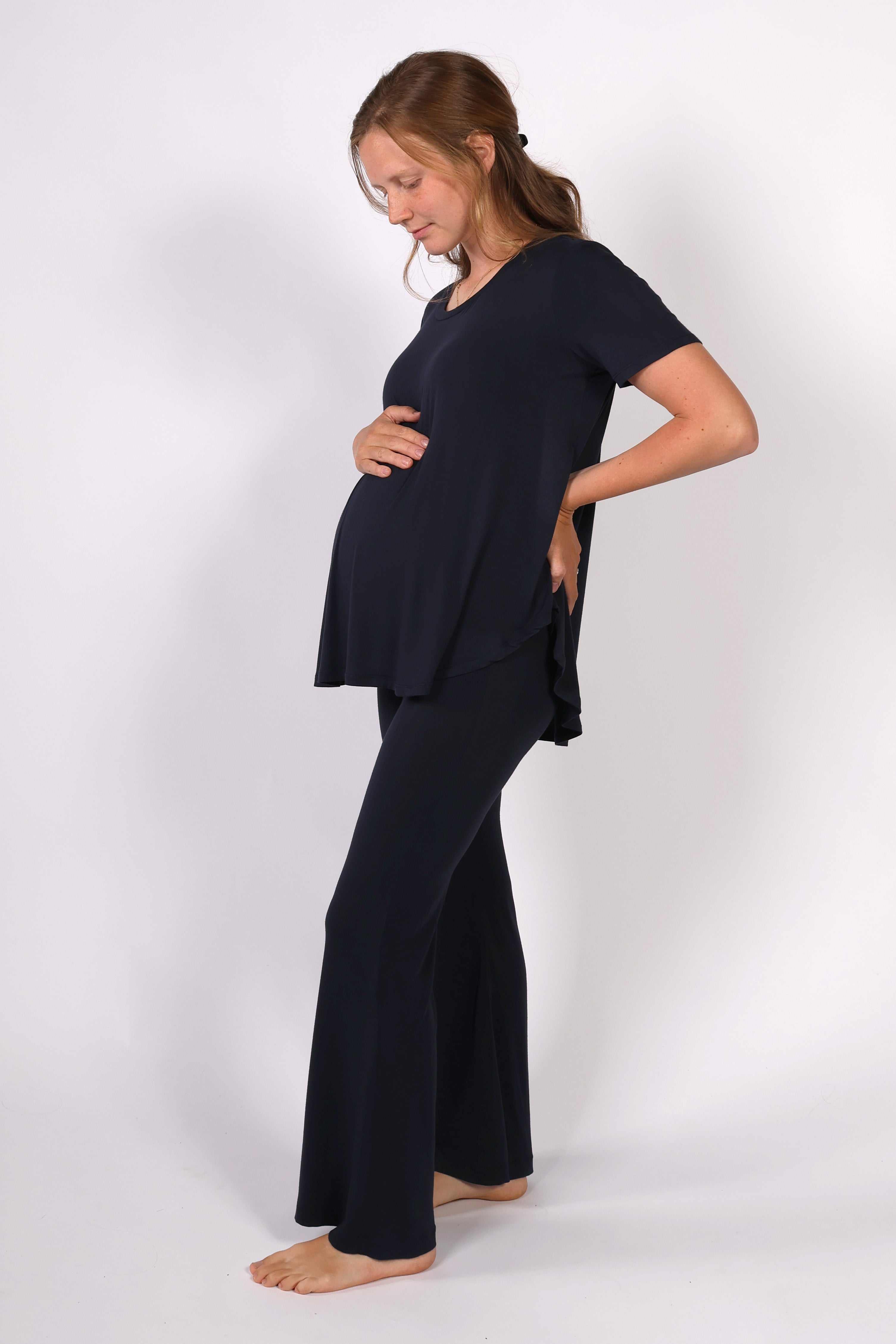 BIRDIE || DESIGNER LIGHTWEIGHT MODAL LOUNGEWEAR MATERNITY YOGA PANT