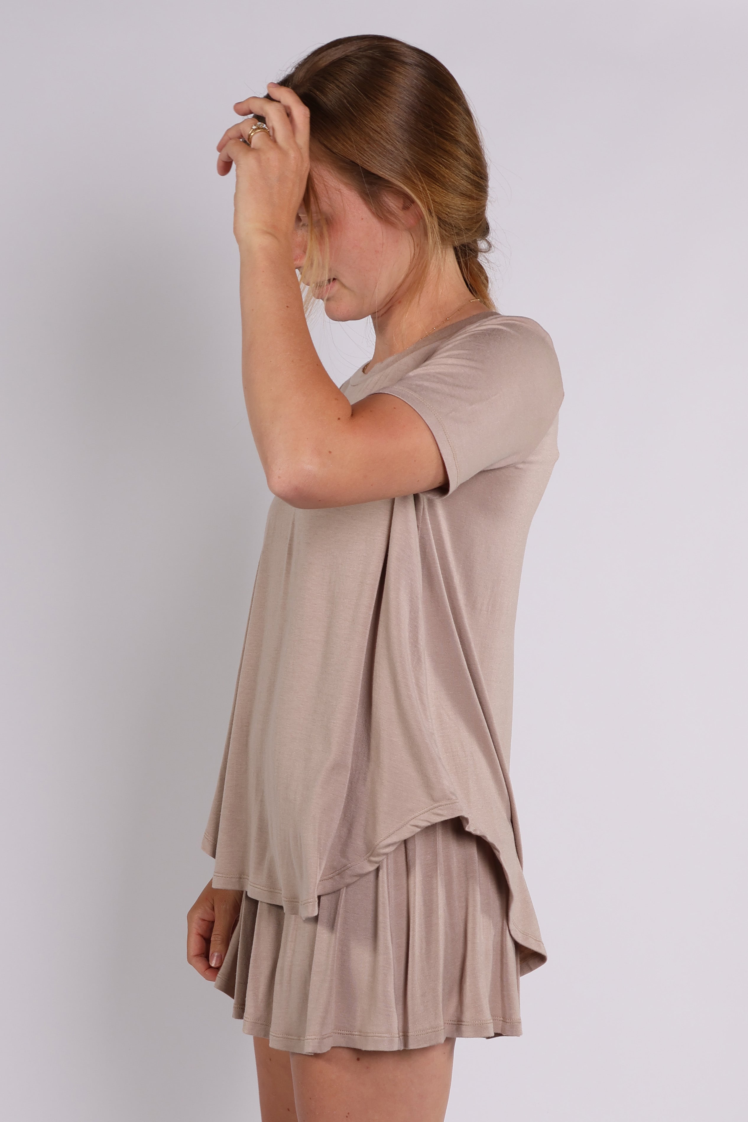 BIRDIE || LIGHTWEIGHT MODAL LOUNGEWEAR MATERNITY SHORT