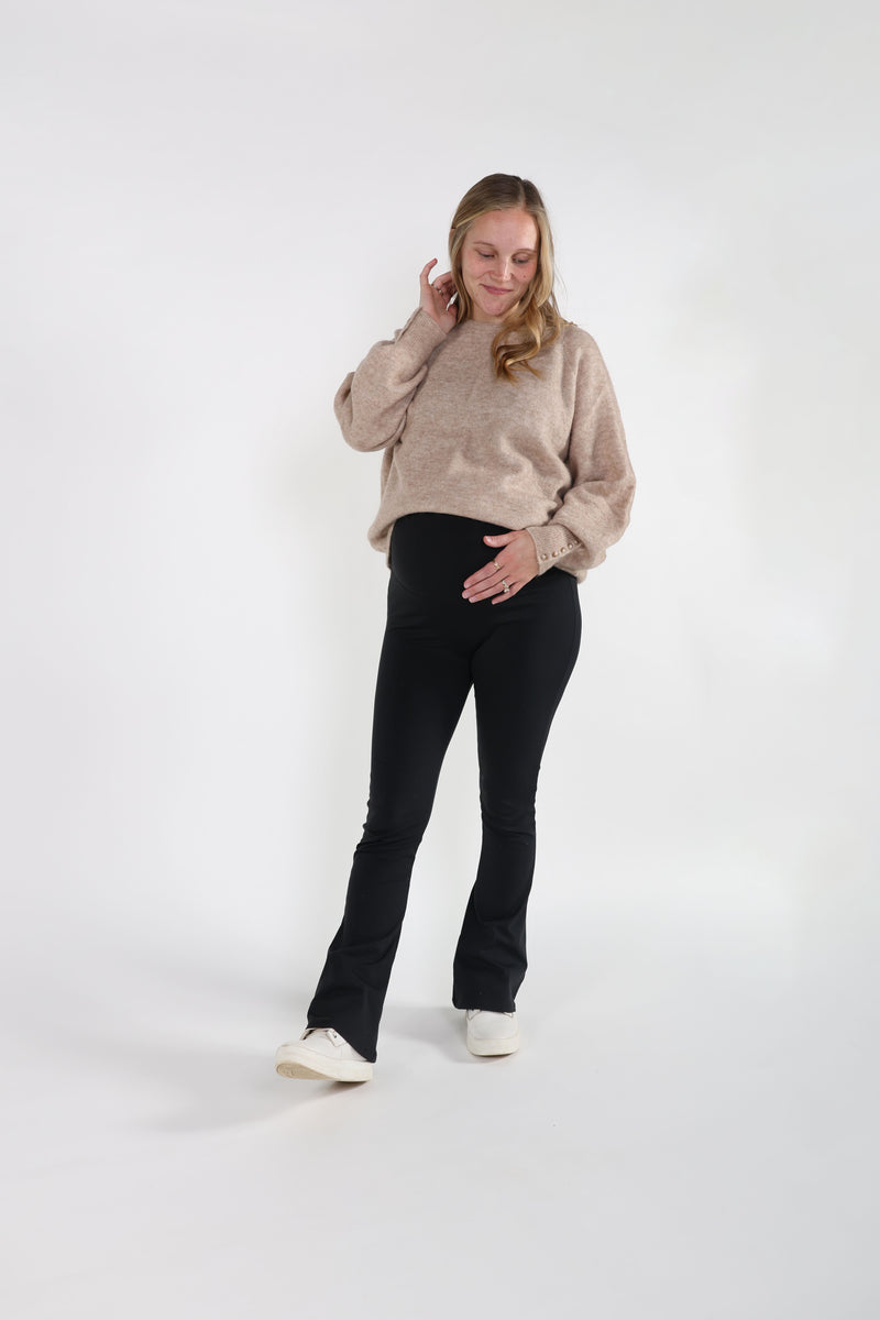 VAALIA™ EVERYDAY COMFORT HI-RISE MATERNITY FLARE LEGGING