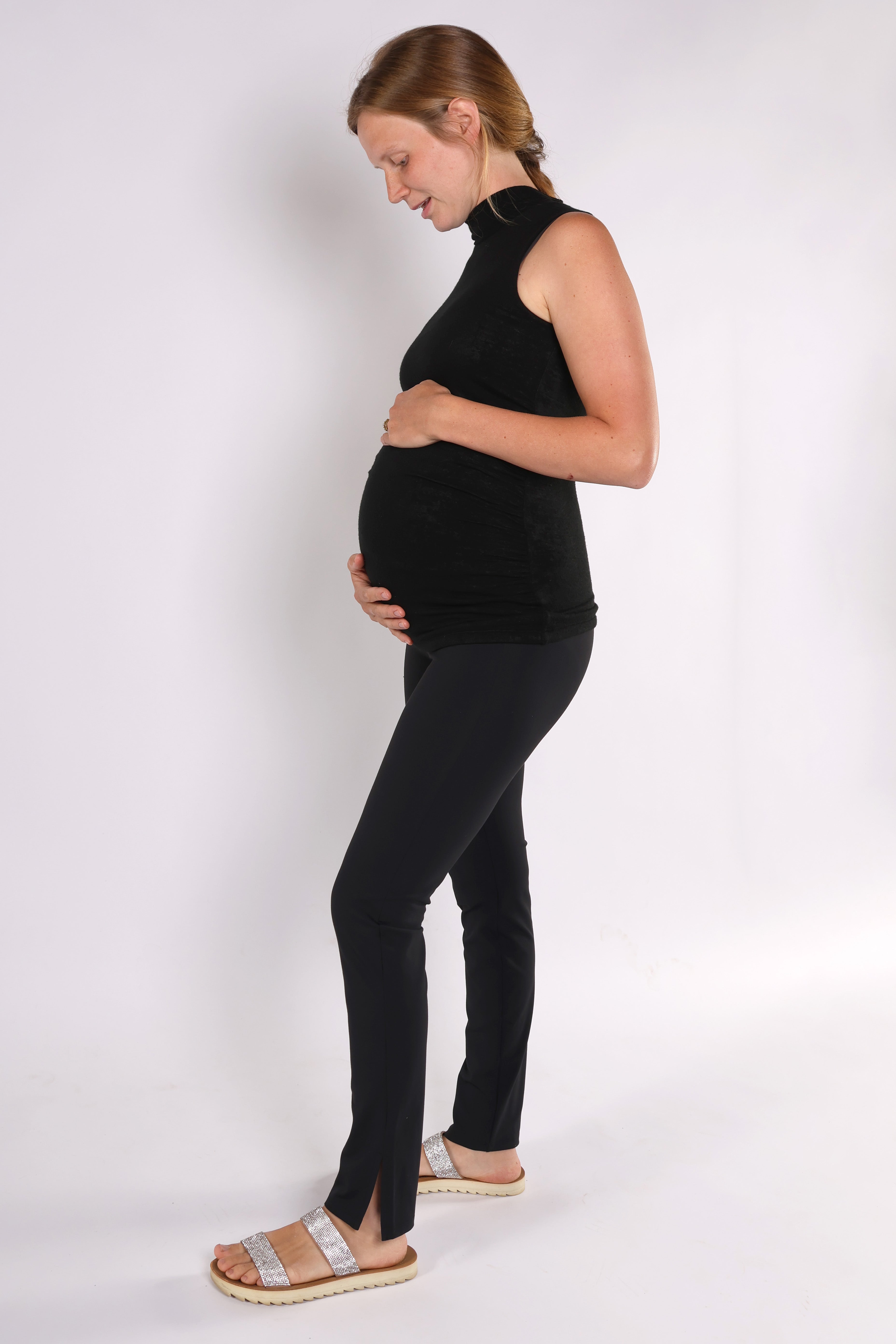 VILLA || WOOL MOCK NECK MATERNITY TANK