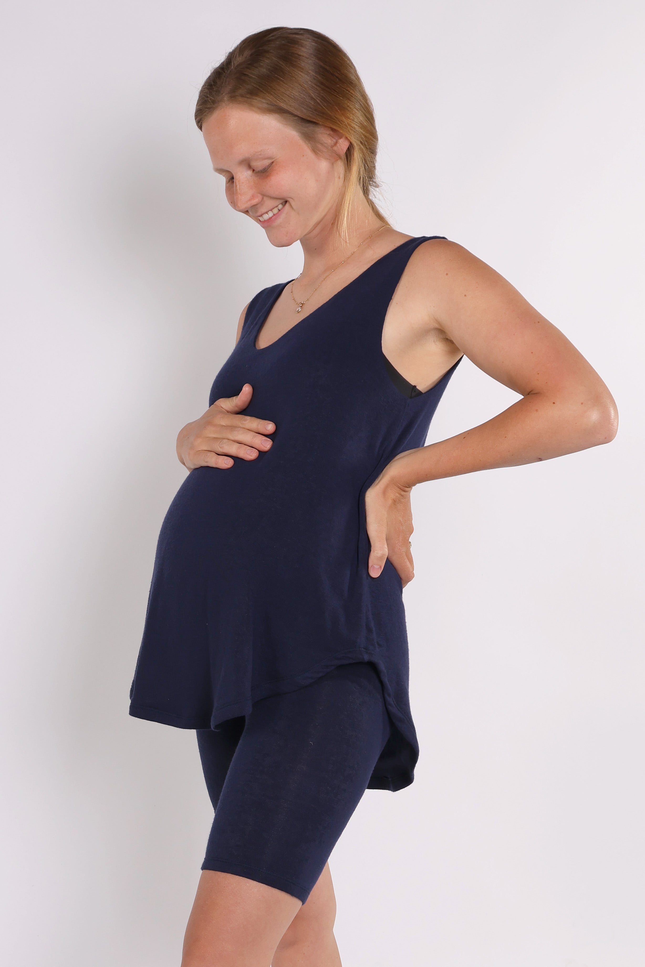 VILLA || WOOL LOUNGEWEAR MATERNITY TANK