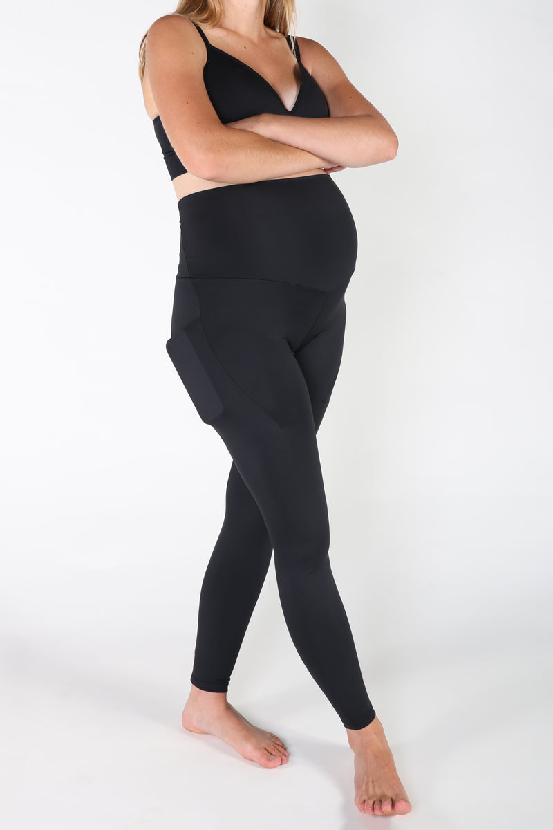 VAALIA™ Leggings premamá con bolsillo y talle alto Everyday Comfort 