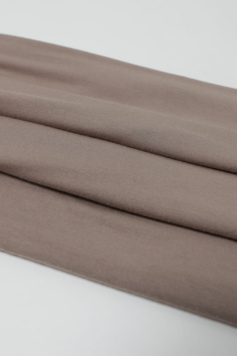 ARTHUR || BABY SWADDLE WITH BINDING || TAUPE GREY