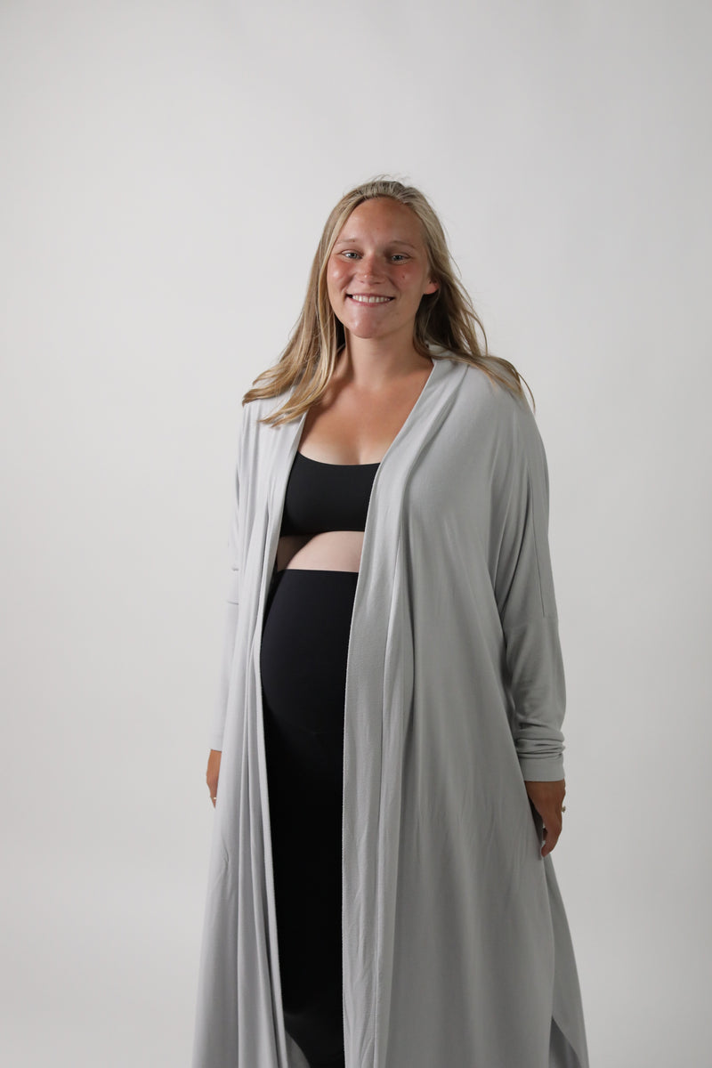 Lolmot Women Pregnant Nusring Maternity V-Neck Long Sleeve Tops Solid  Ruffle Blouse Top 