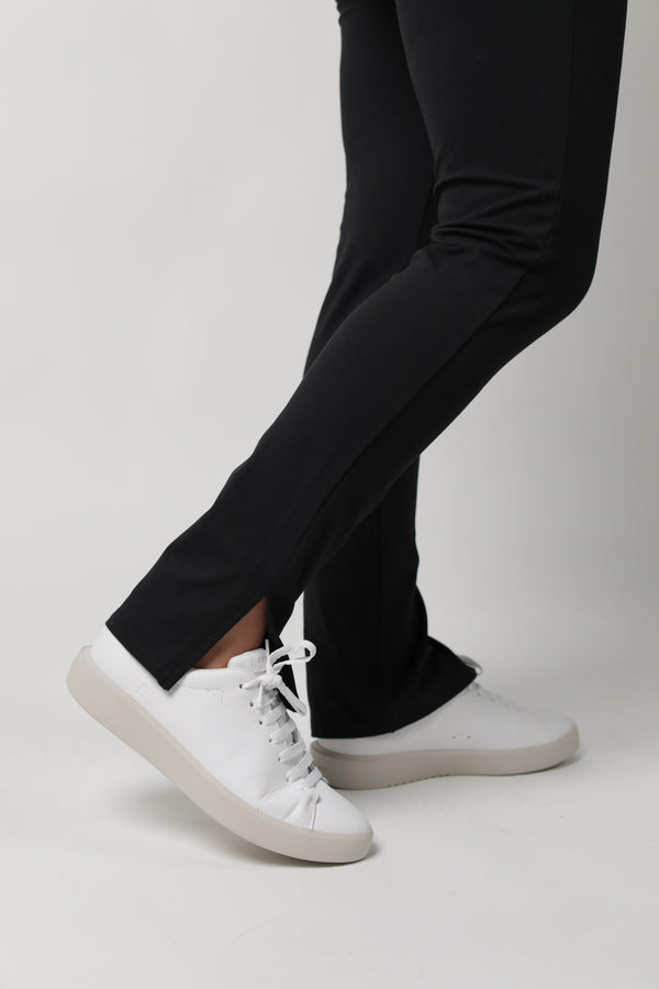 Legging premamá de talle alto con abertura lateral y estilo cotidiano SILEA™