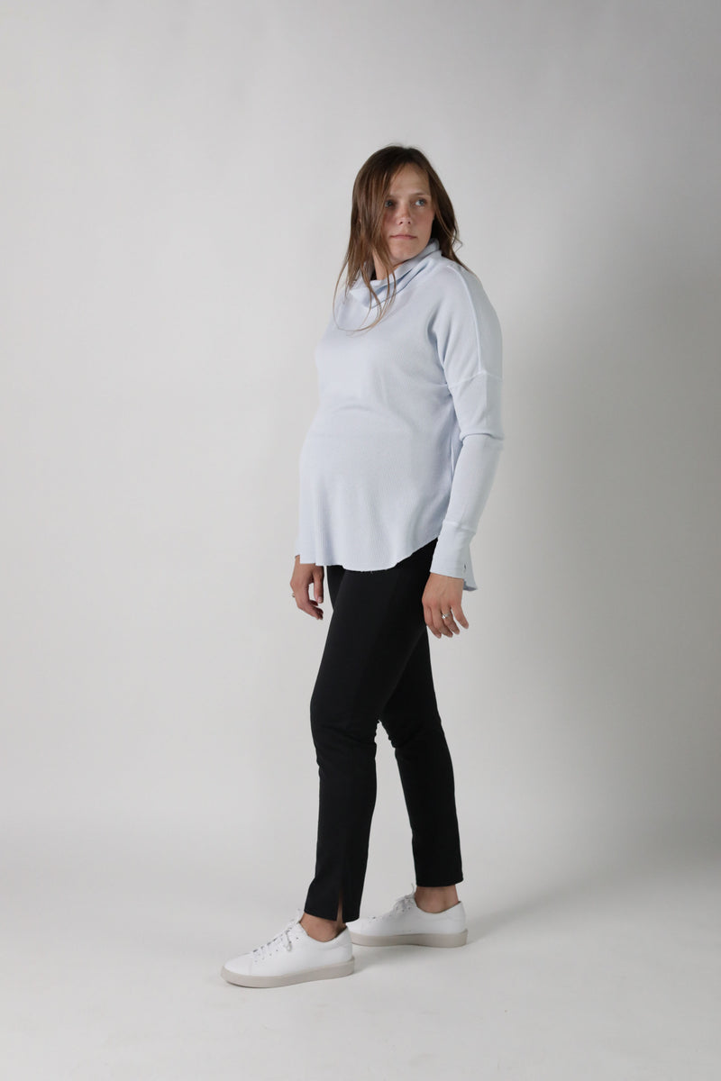 Nico Maternity Straight Ankle Jean | Premium Italian Fabric